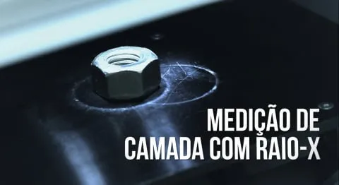 XRF - medição de camada de zinco niquel por raio-x
