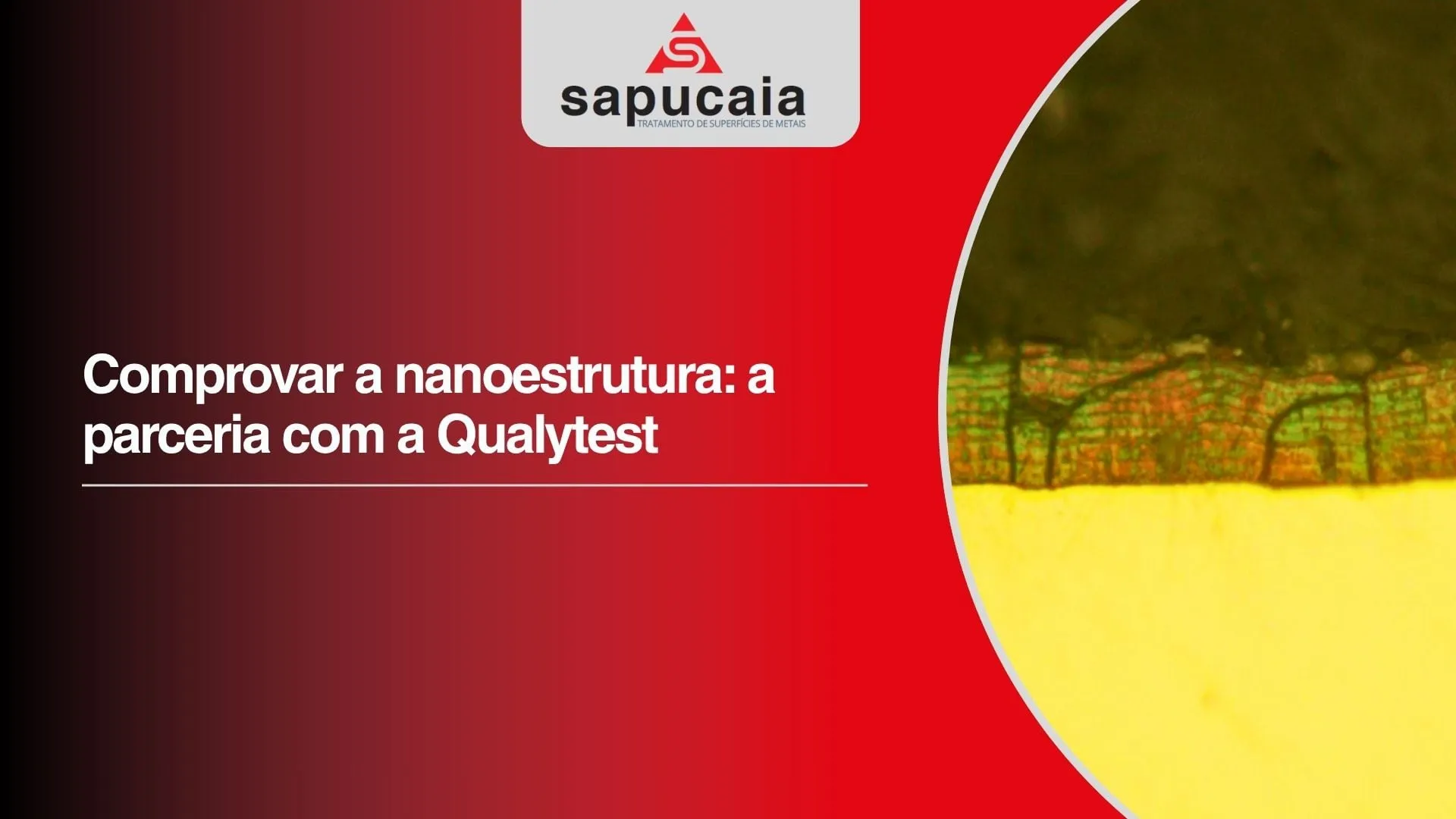 Dá para ver as nanolaminas: o corte a 500x que diferencia o zinco-níquel nanoestruturado do convencional